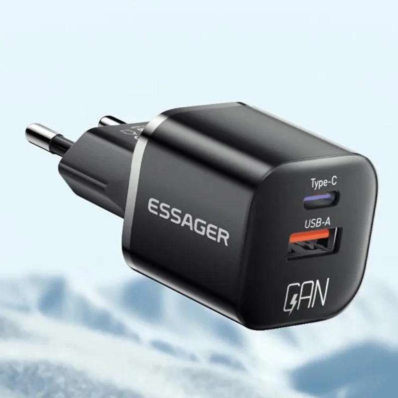 ESSAGER 20W GaN Charger A+C<br /></noscript>
