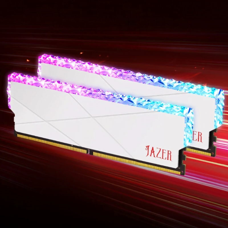 JAZER DDR4 RGB Colorful Lighting Effect