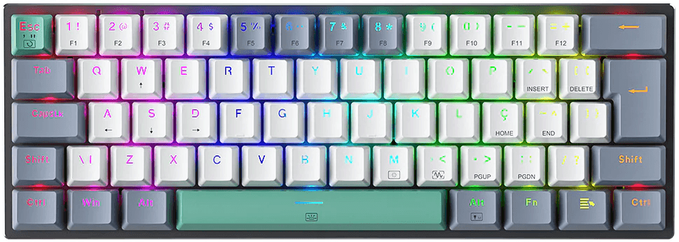 Teclado Machenike K500-B61 Mini ABNT2