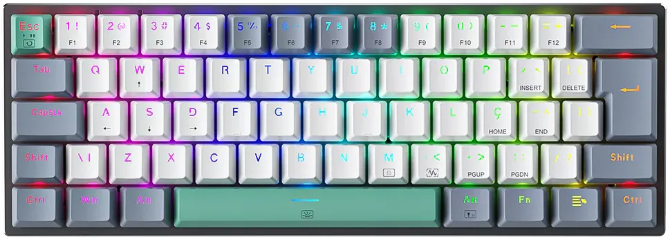Teclado Machenike K500-B61 Mini ABNT2